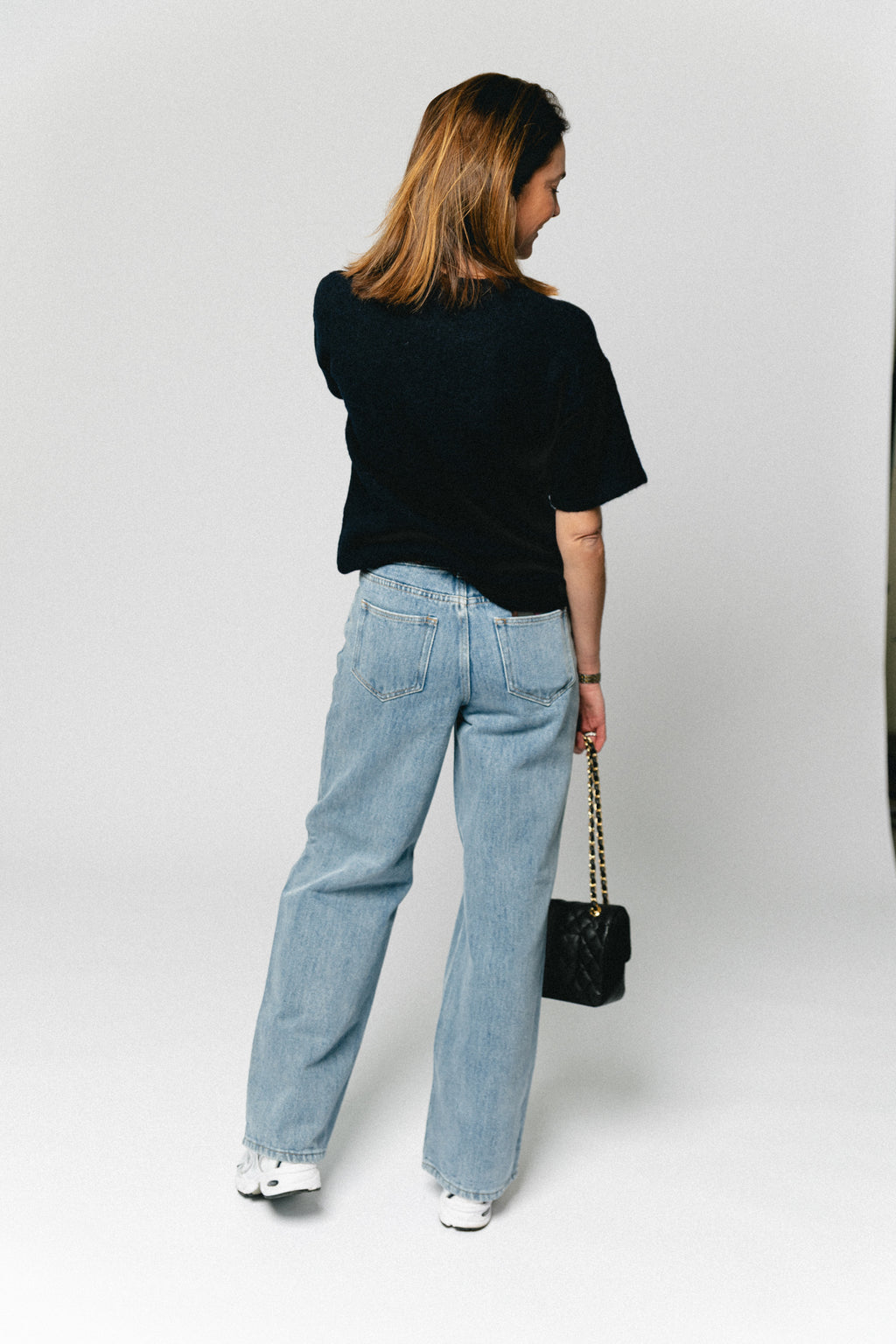 SLFLulu 2/4 knit O-neck dark sapphire