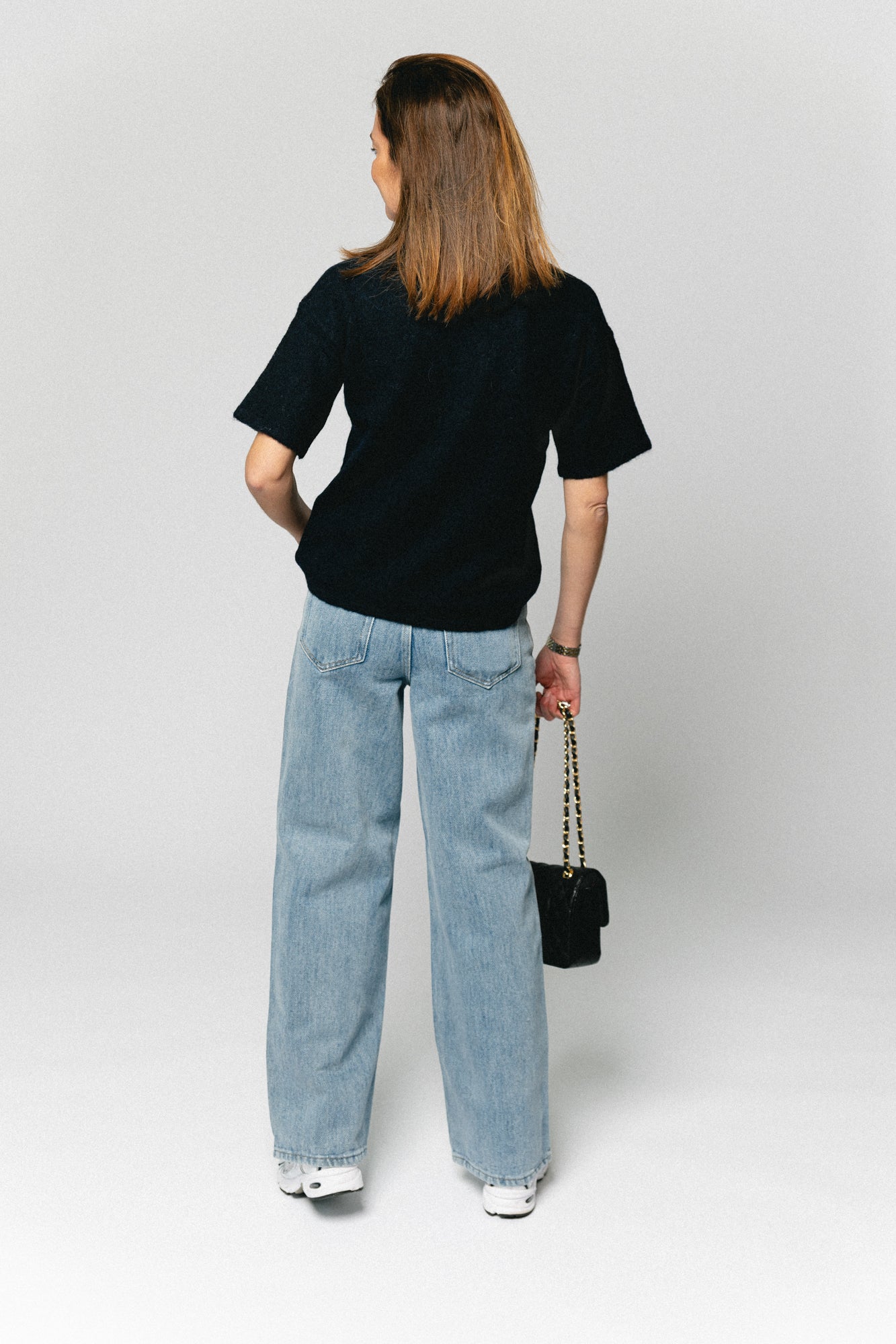 SLFLulu 2/4 knit O-neck dark sapphire