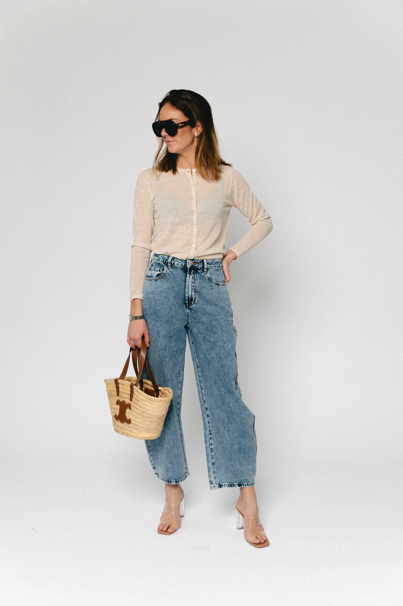 SLFShirley LS knit O-neck cardigan birch