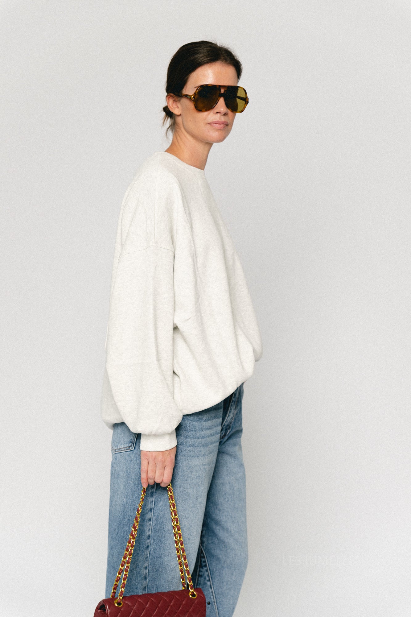 Leanne sweater light grey melange