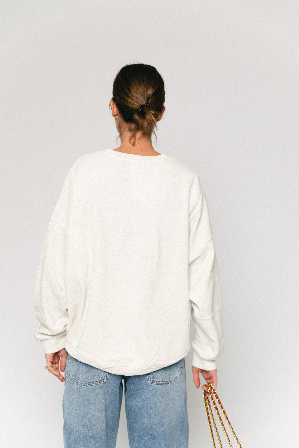 Leanne sweater light grey melange
