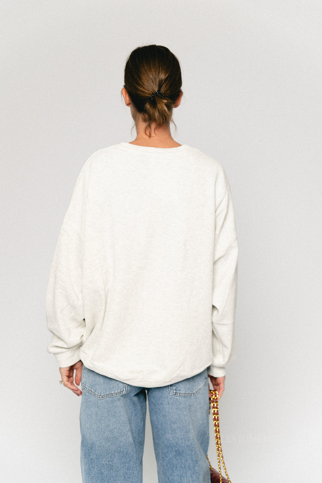 Leanne sweater light grey melange
