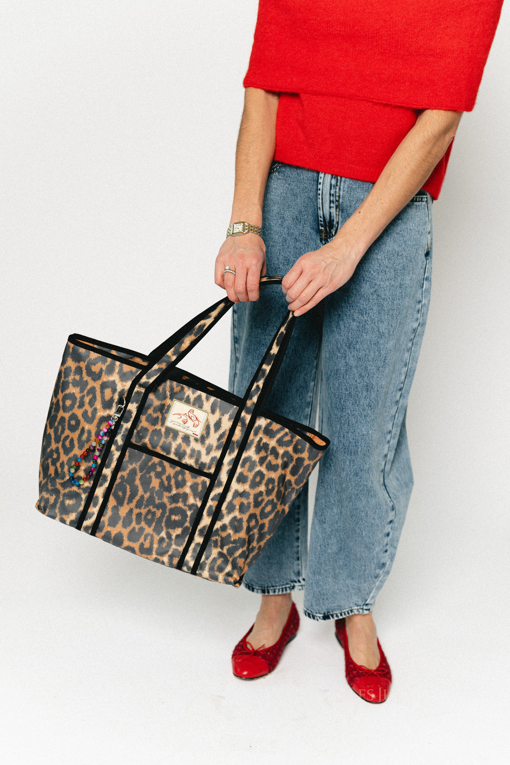 Leopa Coated Aubrey bag