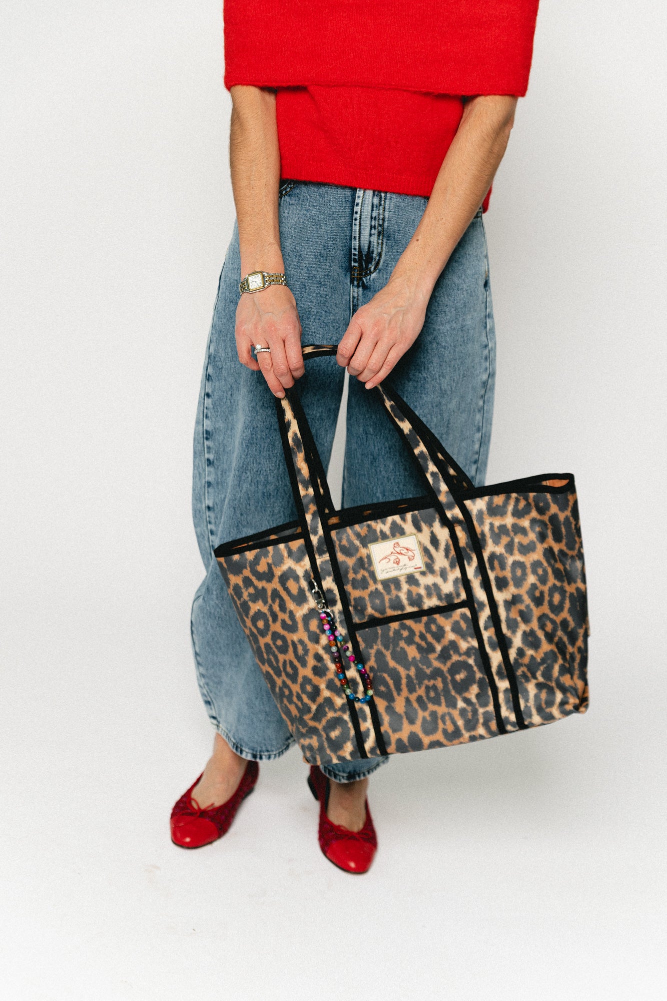 Leopa Coated Aubrey bag