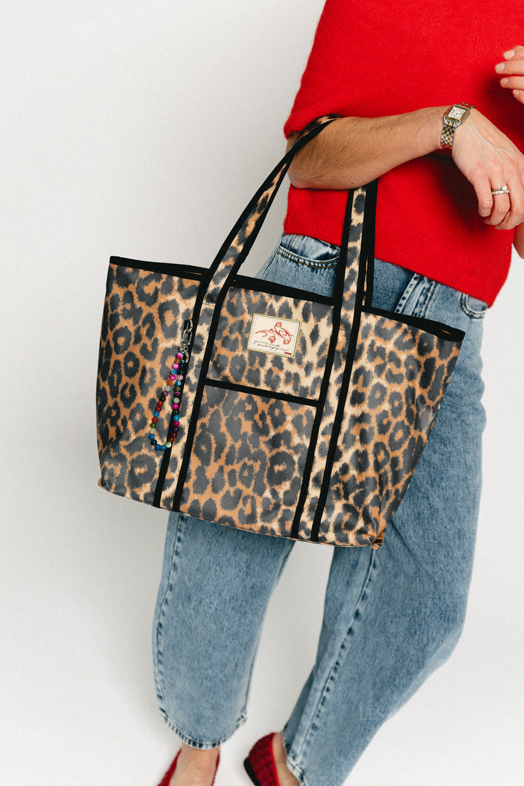 Leopa Coated Aubrey bag