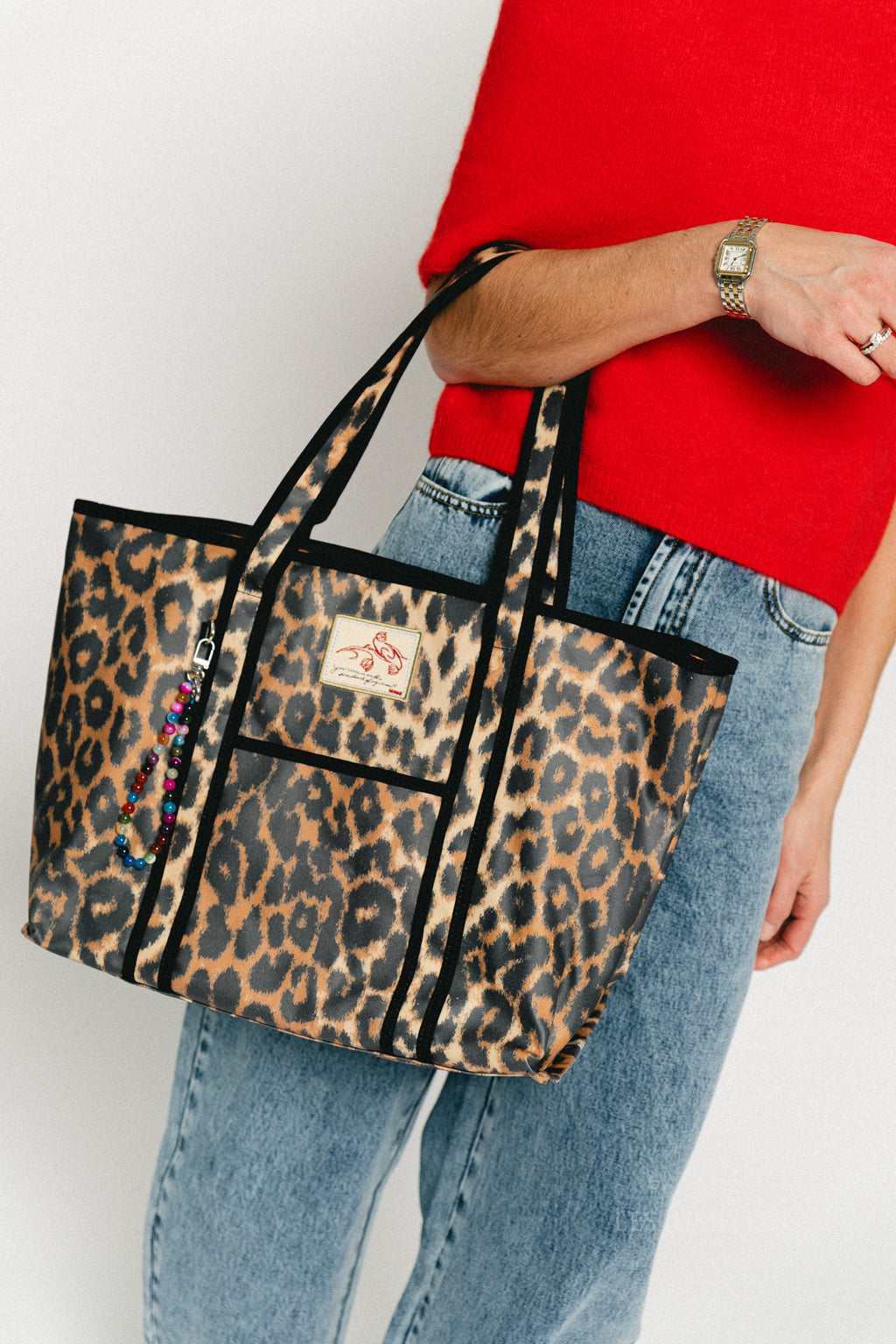 Leopa Coated Aubrey bag