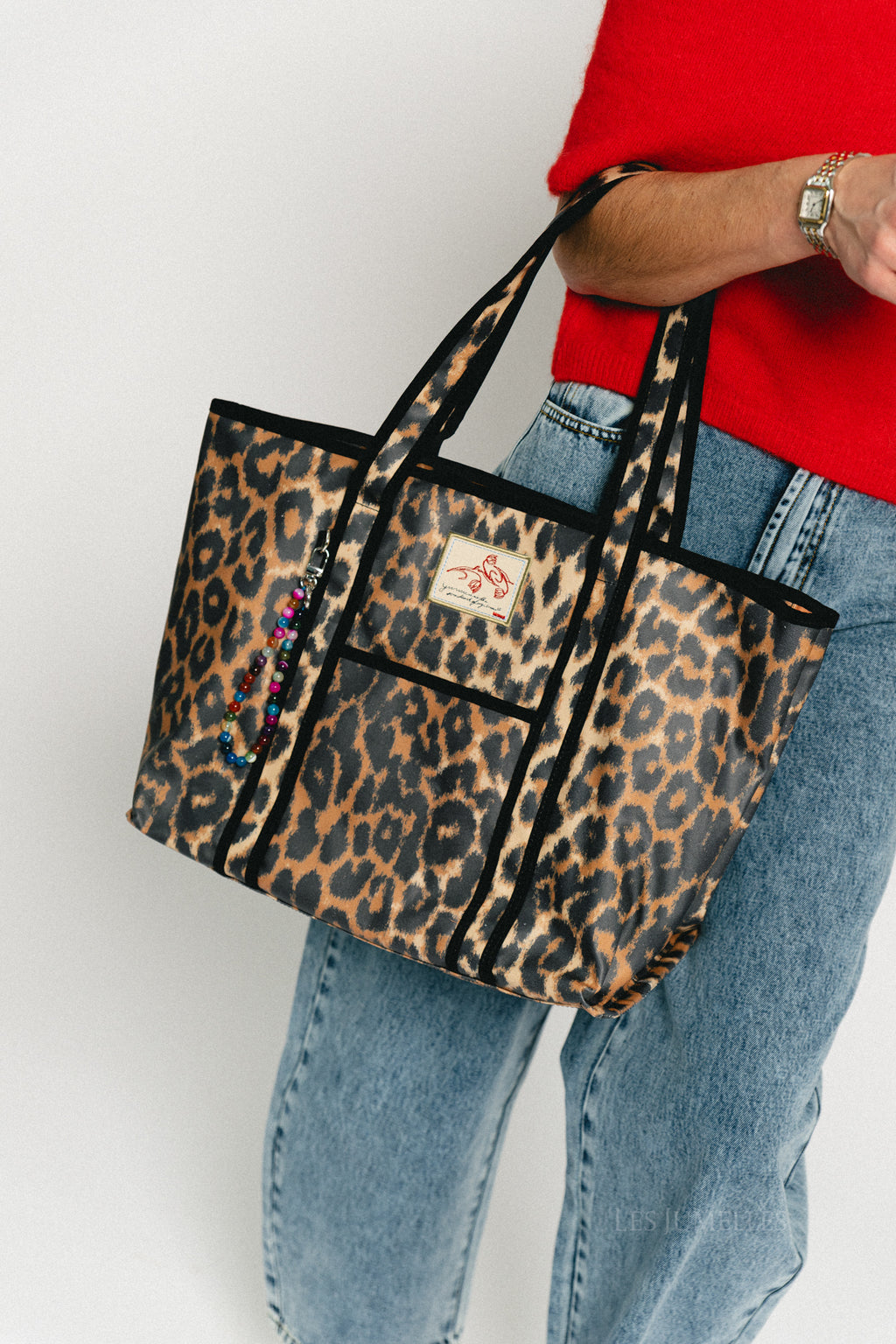 Leopa Coated Aubrey bag
