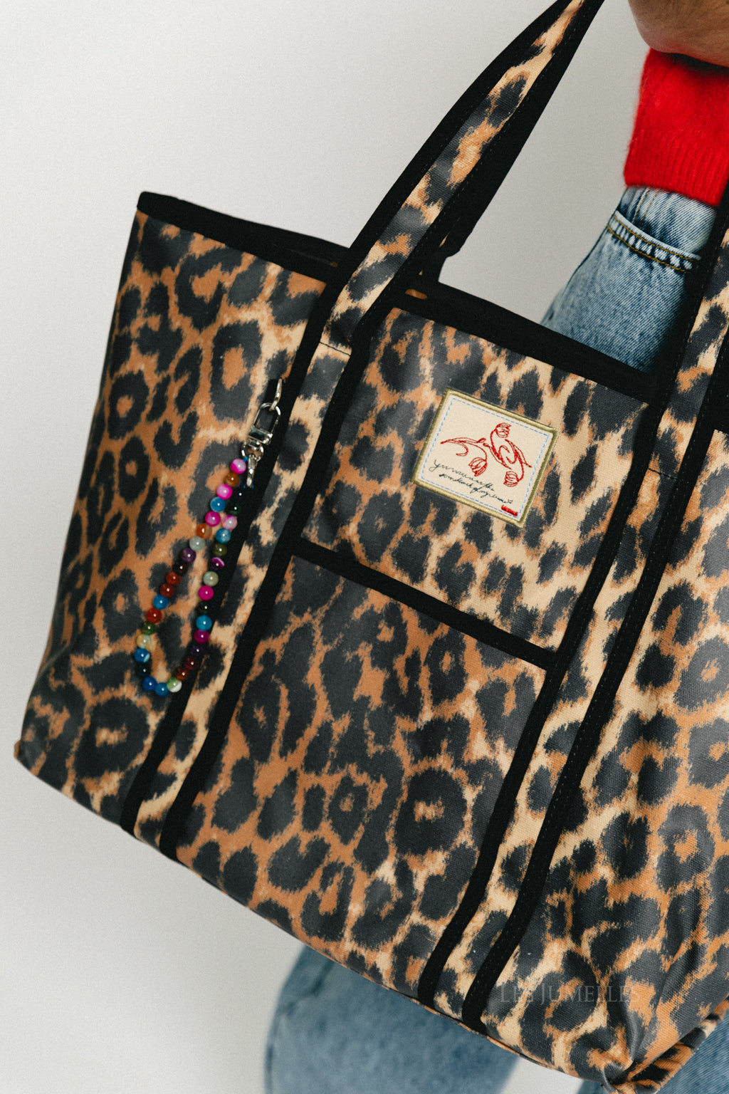 Leopa Coated Aubrey bag