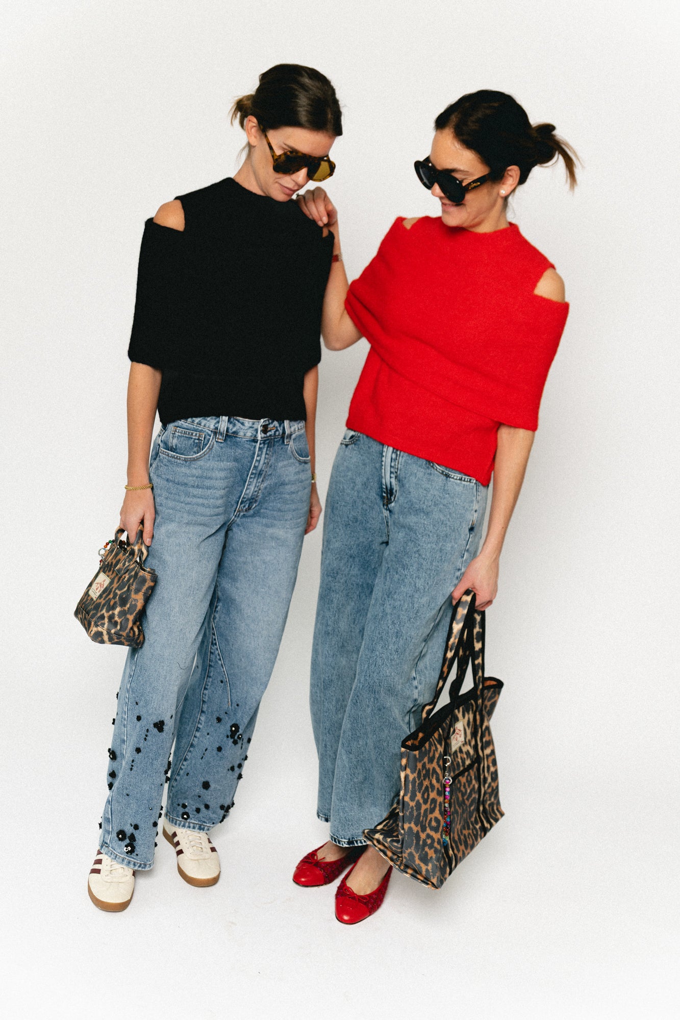 Louelle jumper coral red