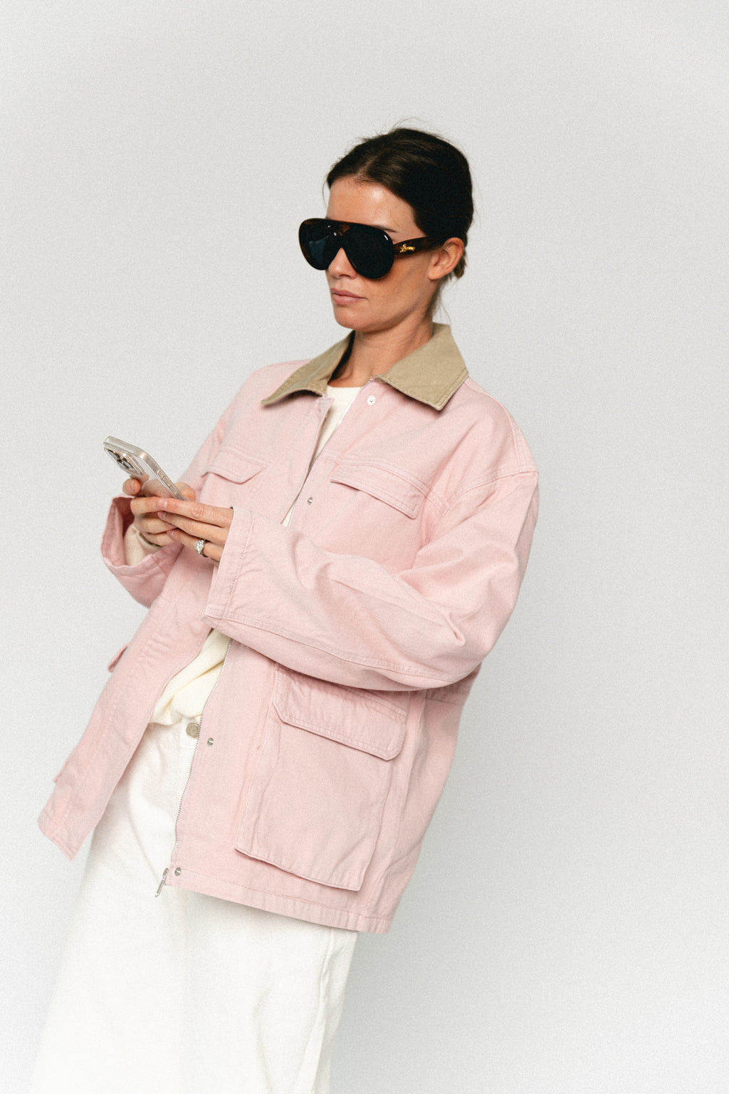 Bonnie jacket cameo pink
