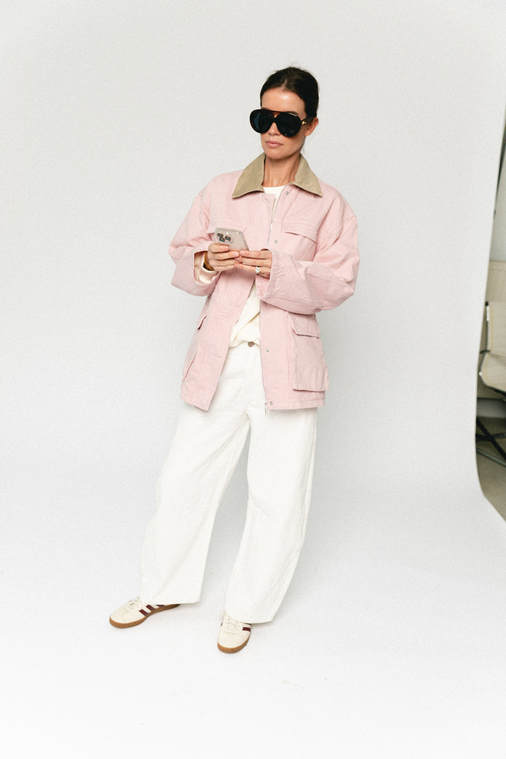 Bonnie jacket cameo pink