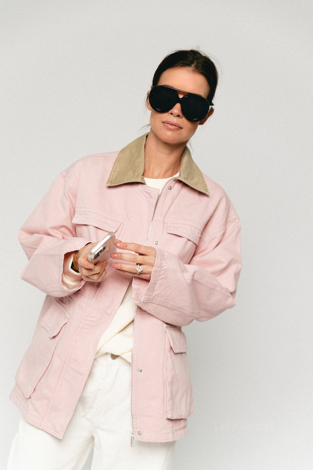 Bonnie jacket cameo pink