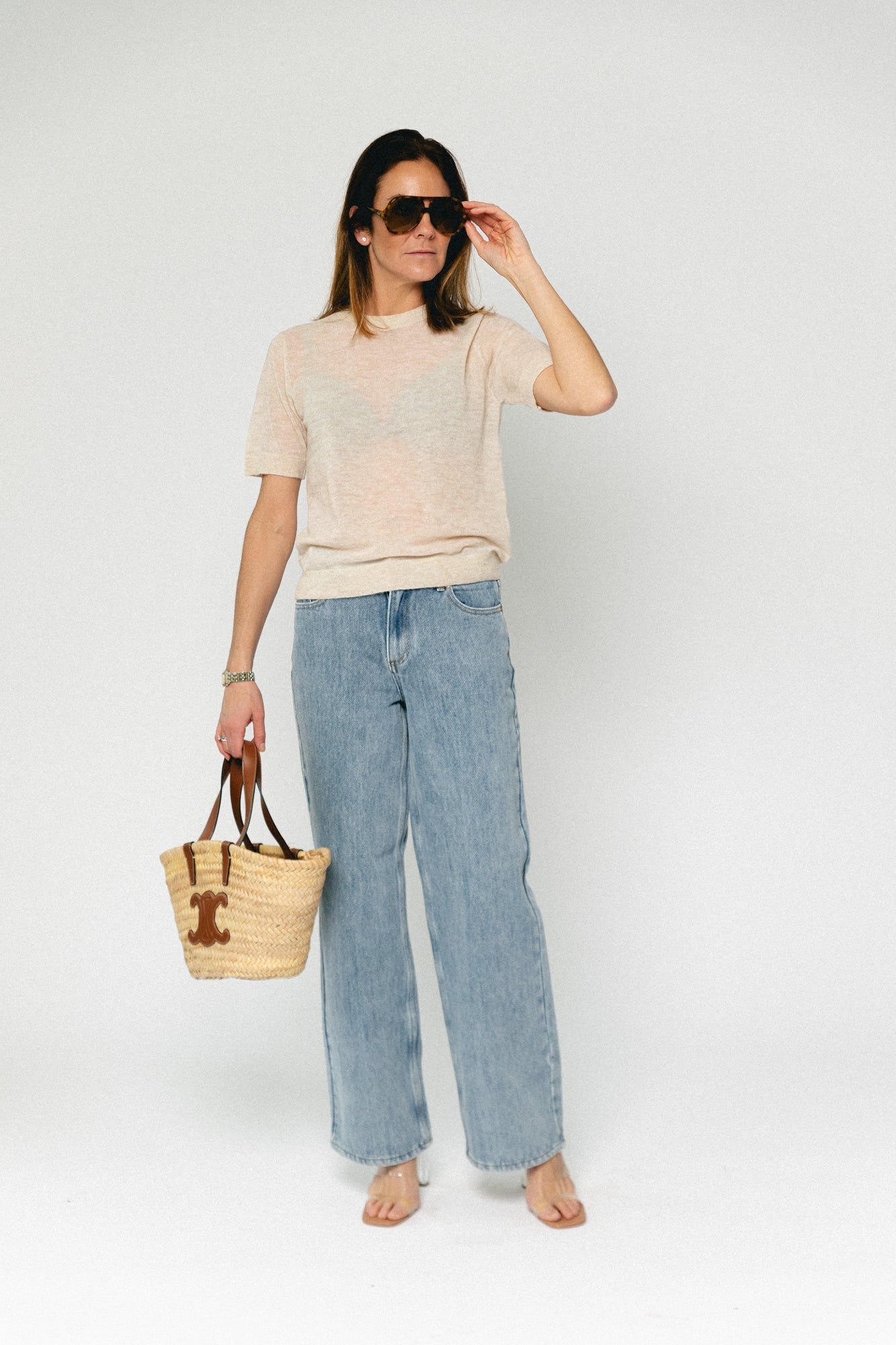 SLFShirley 2/4 knit O-neck birch