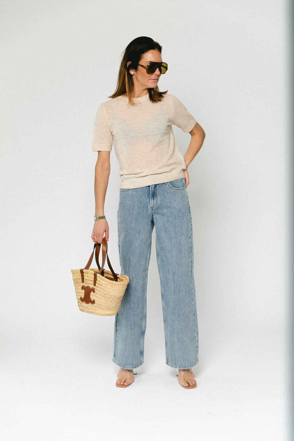 SLFShirley 2/4 knit O-neck birch
