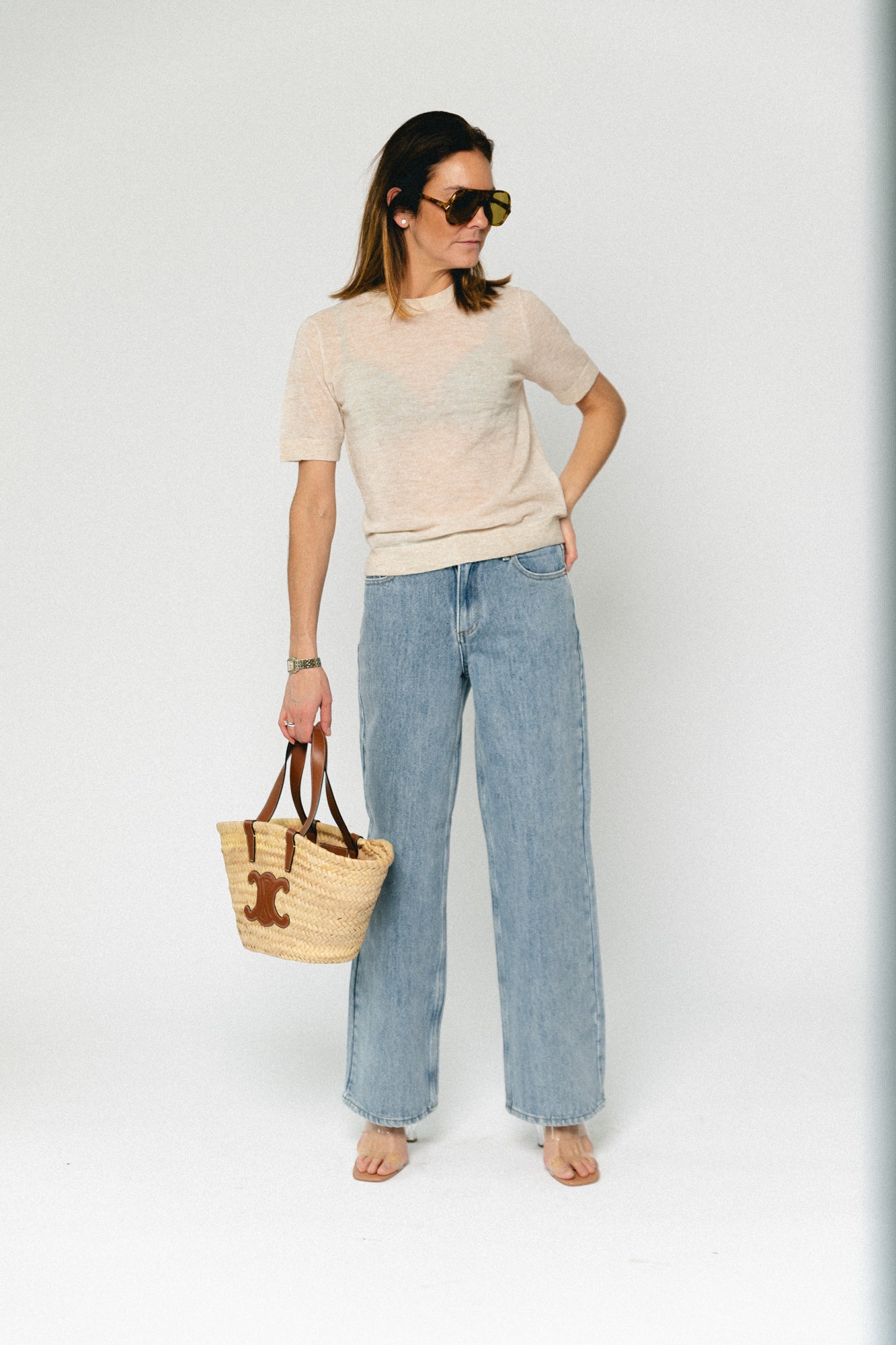 SLFShirley 2/4 knit O-neck birch