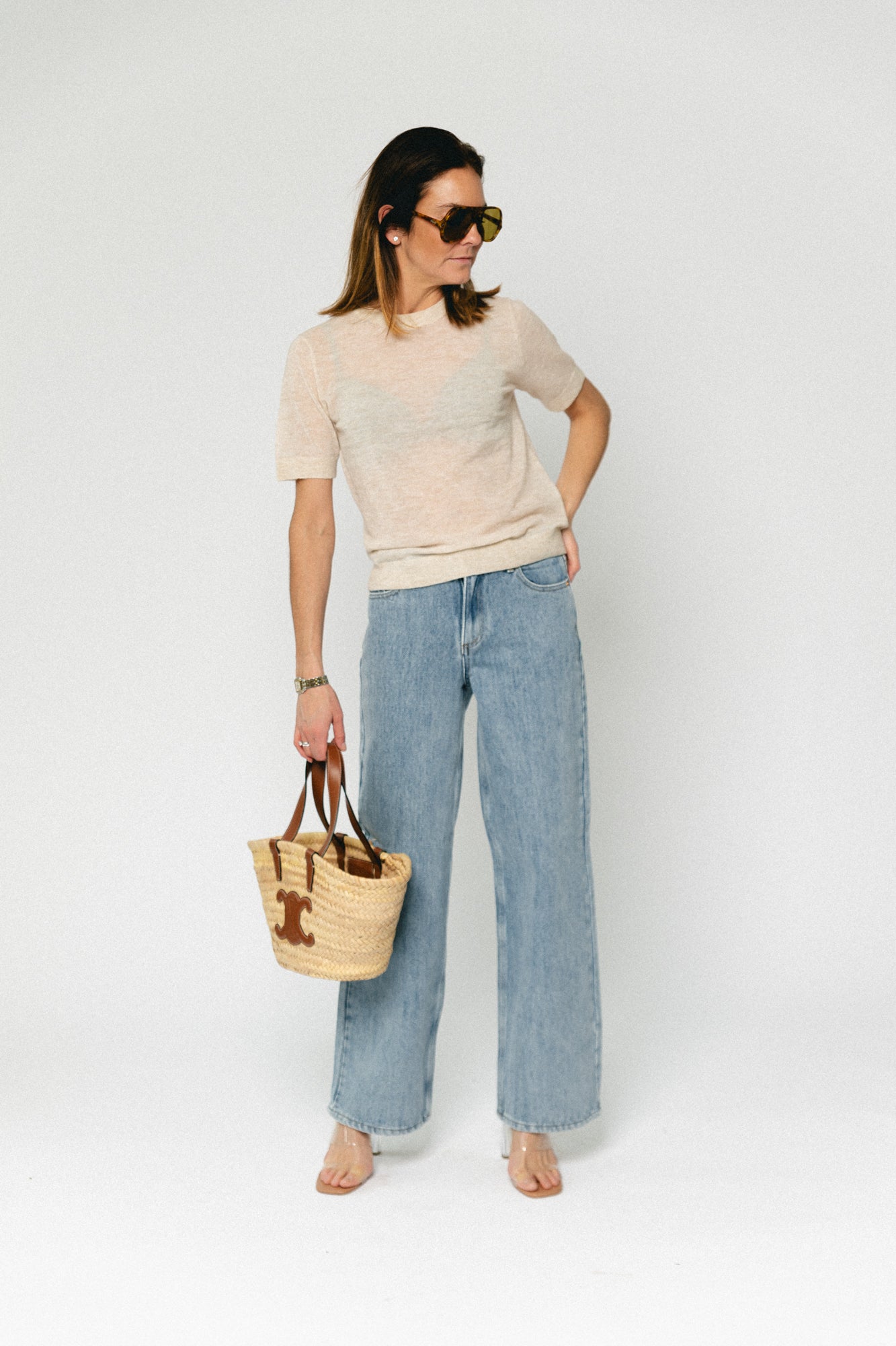 SLFShirley 2/4 knit O-neck birch