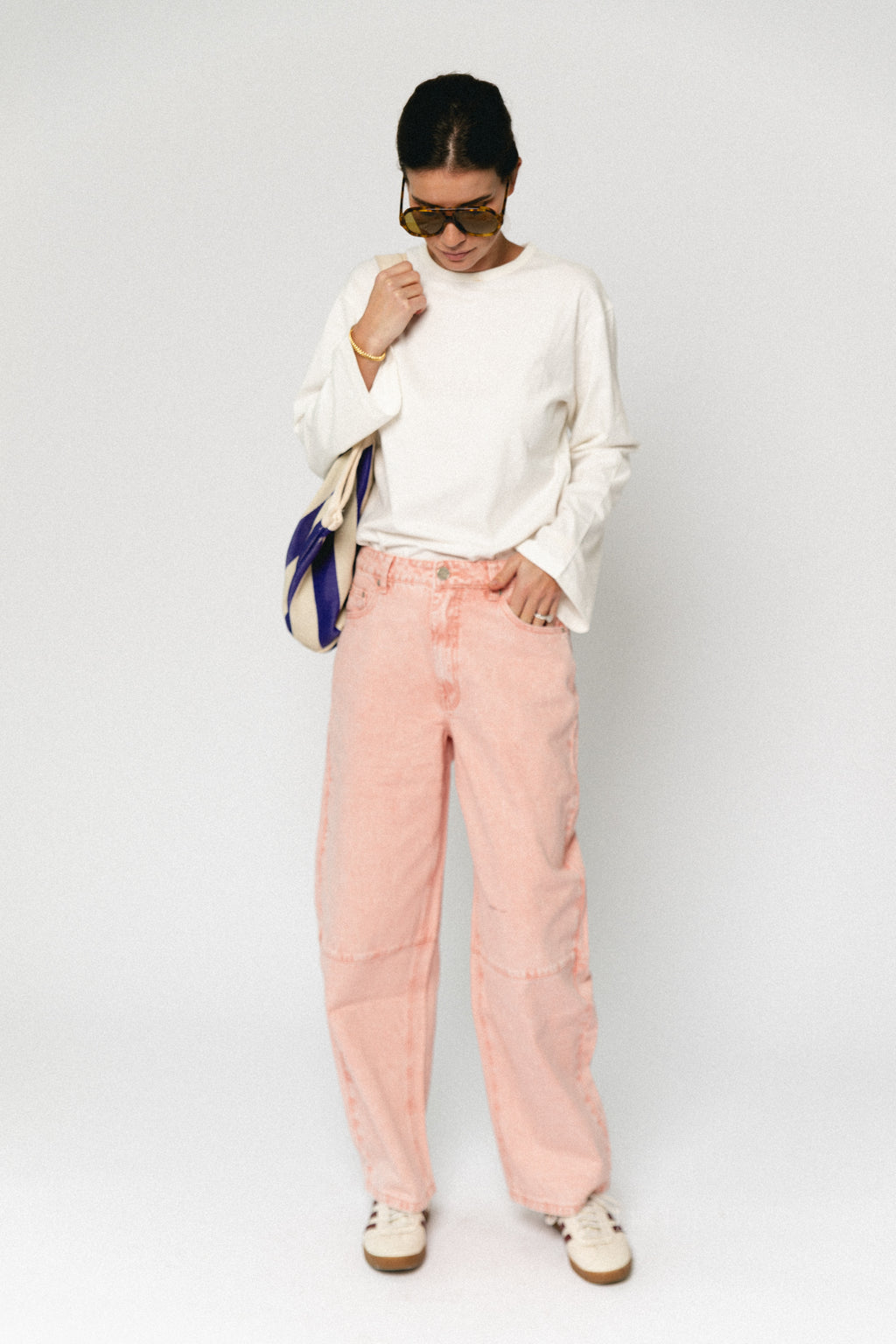 TrinidadSW tapered jeans light rose