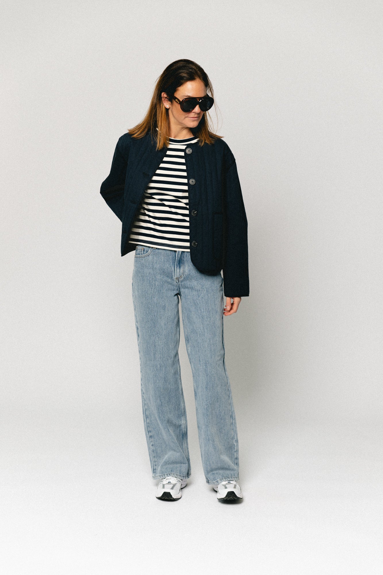 SLFMalina quilted jacket dark sapphire