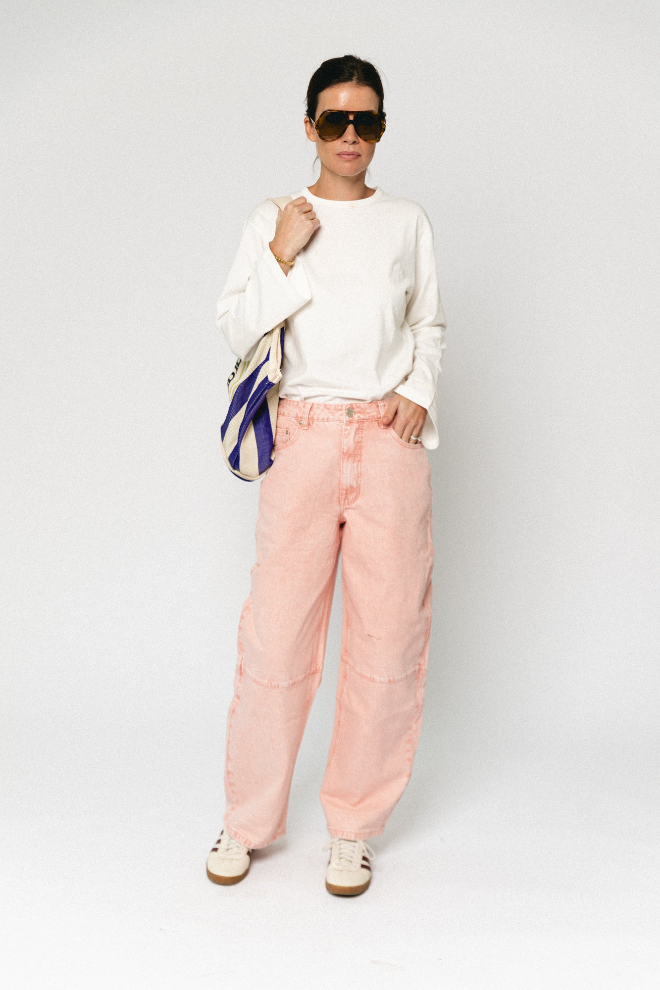 TrinidadSW tapered jeans light rose