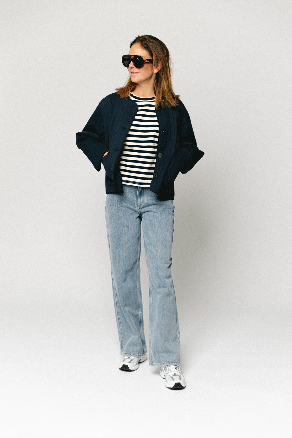 SLFMalina quilted jacket dark sapphire