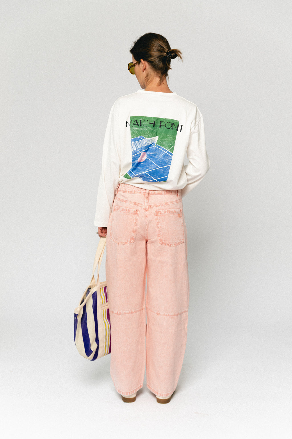 TrinidadSW tapered jeans light rose