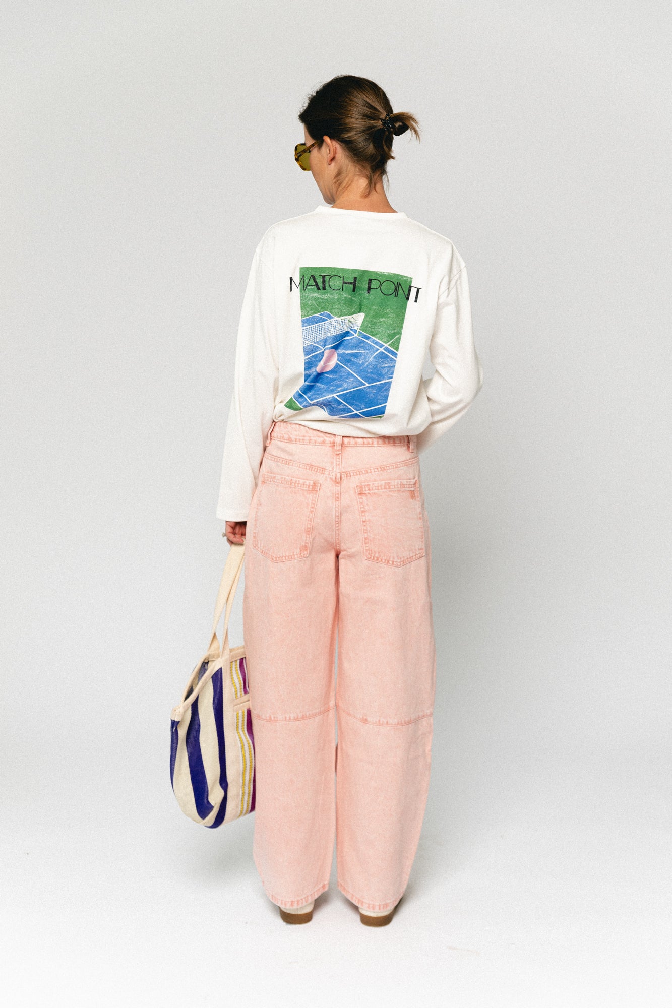 TrinidadSW tapered jeans light rose