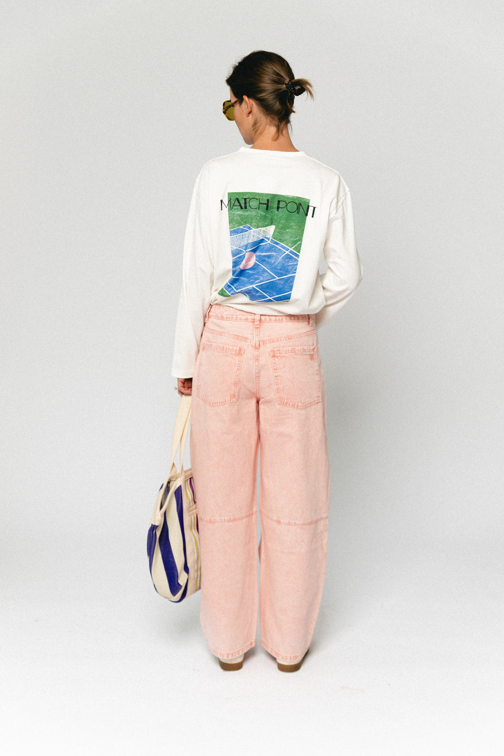 TrinidadSW tapered jeans light rose