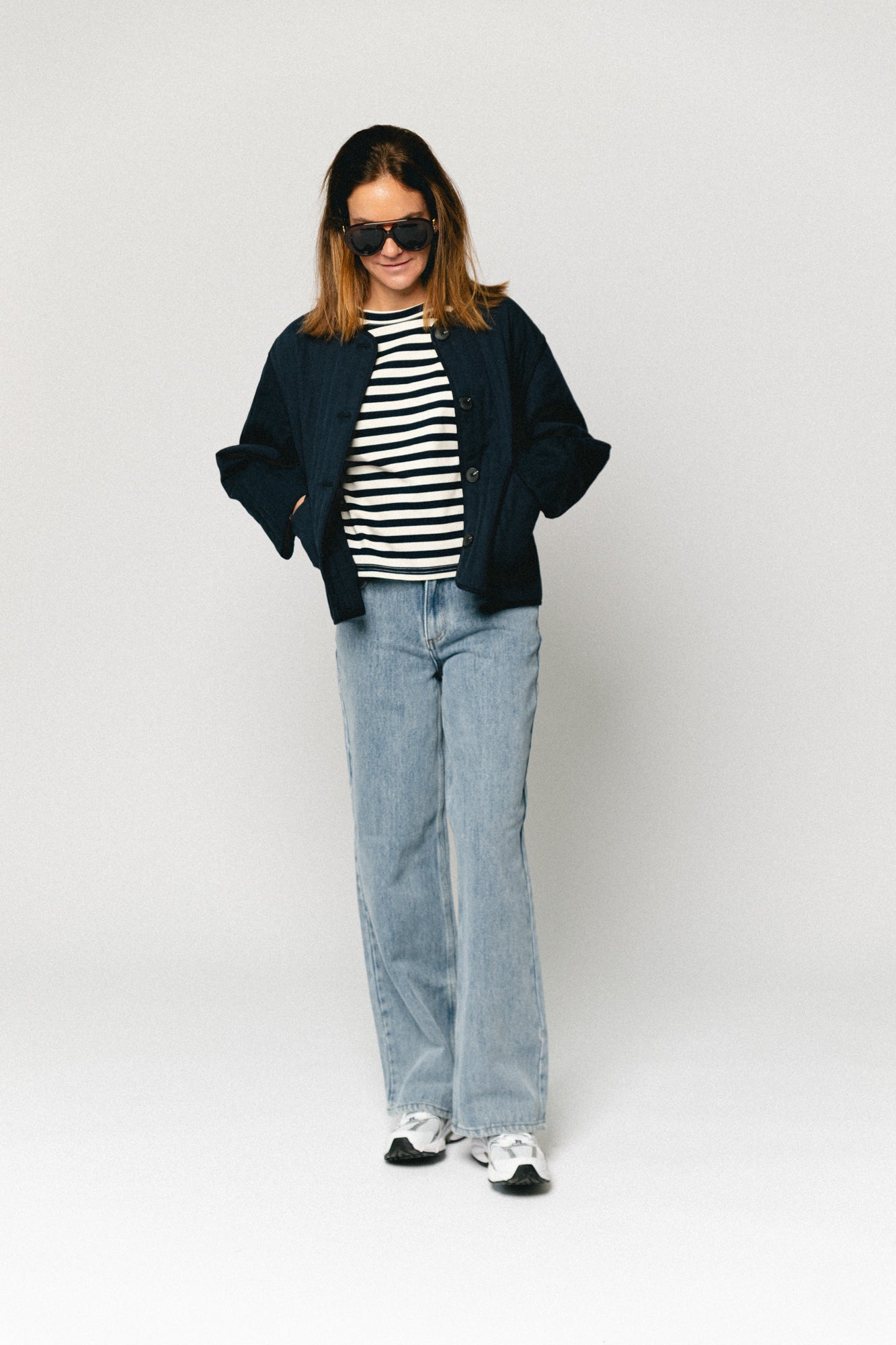 SLFMalina quilted jacket dark sapphire