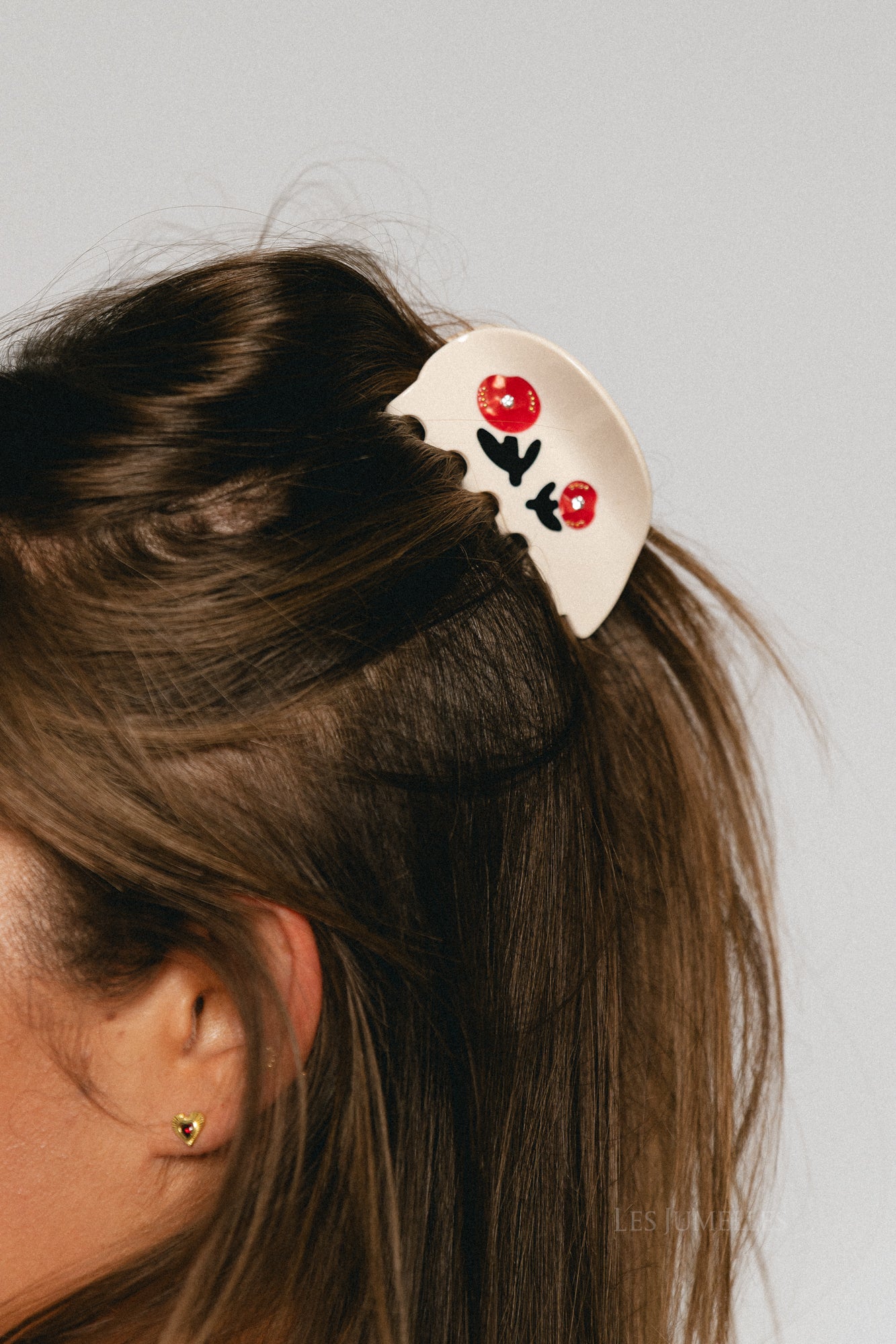 Double flower hair claw cream