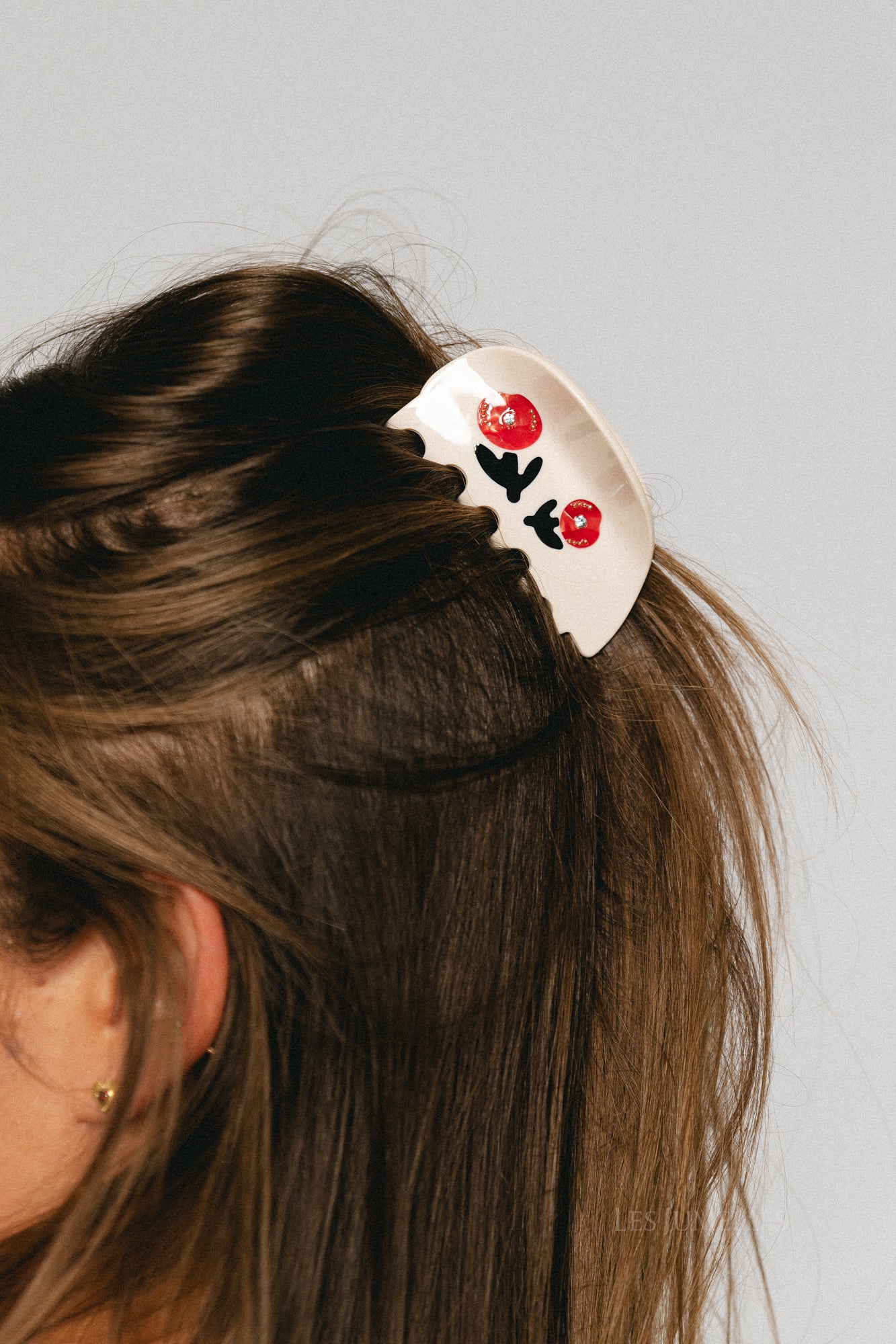 Double flower hair claw cream