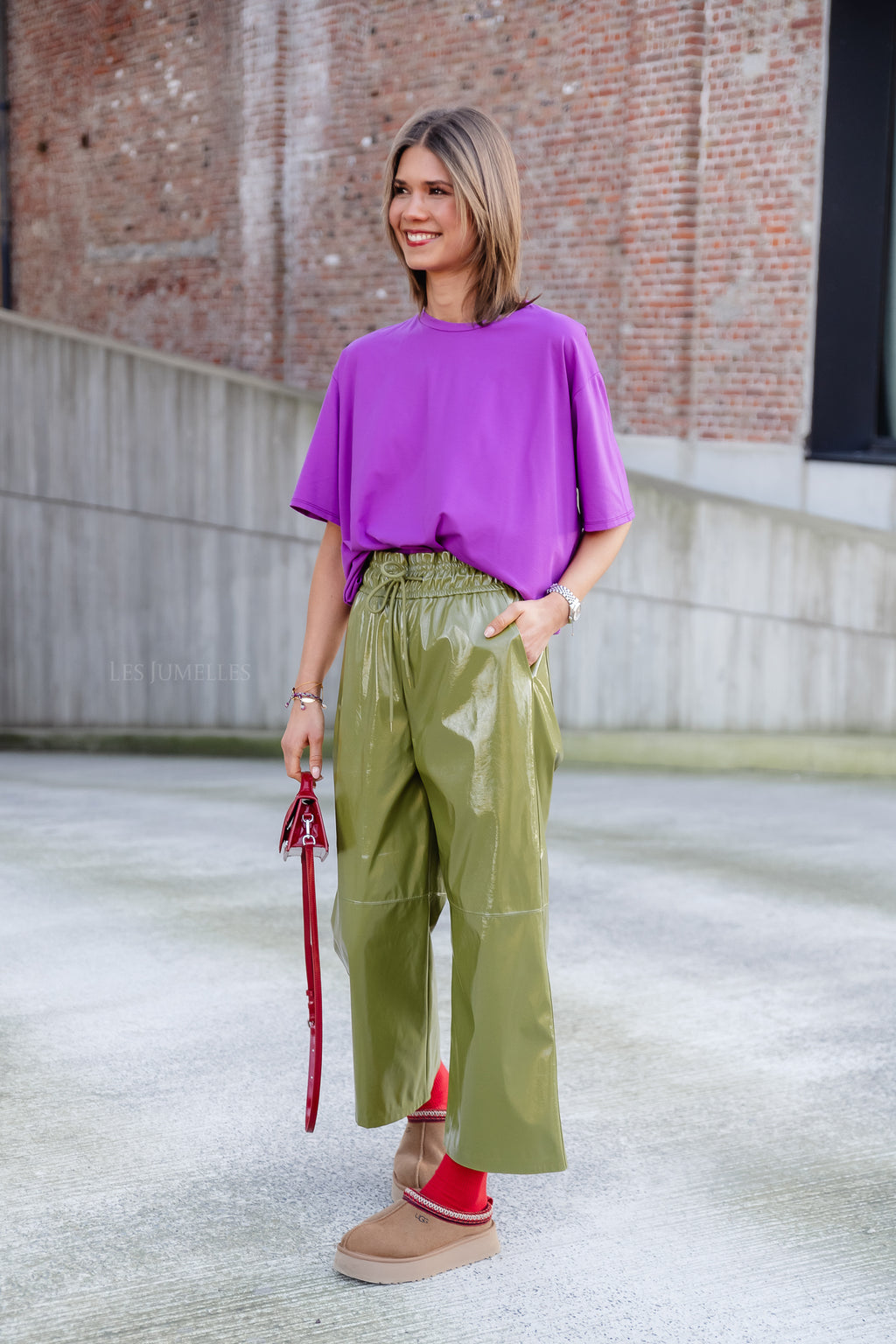 Haylie broek olijf