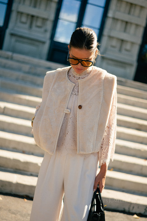 Diego gilet beige