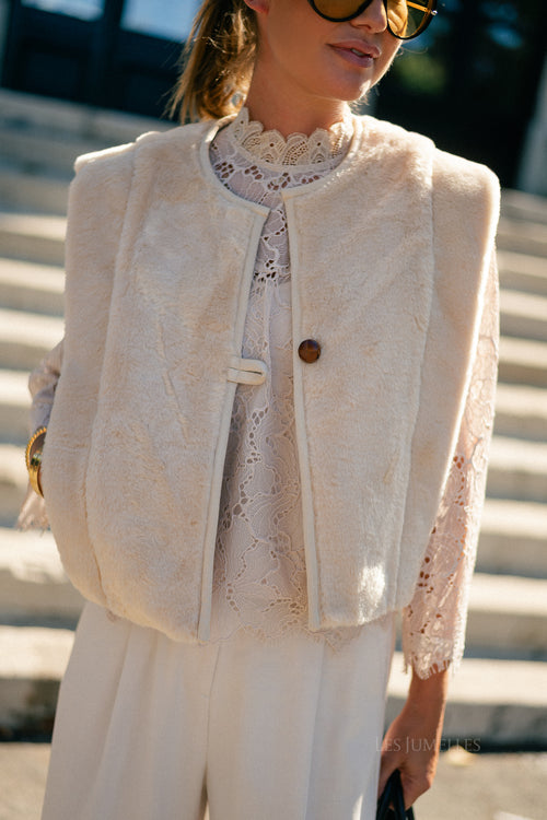 Diego gilet beige