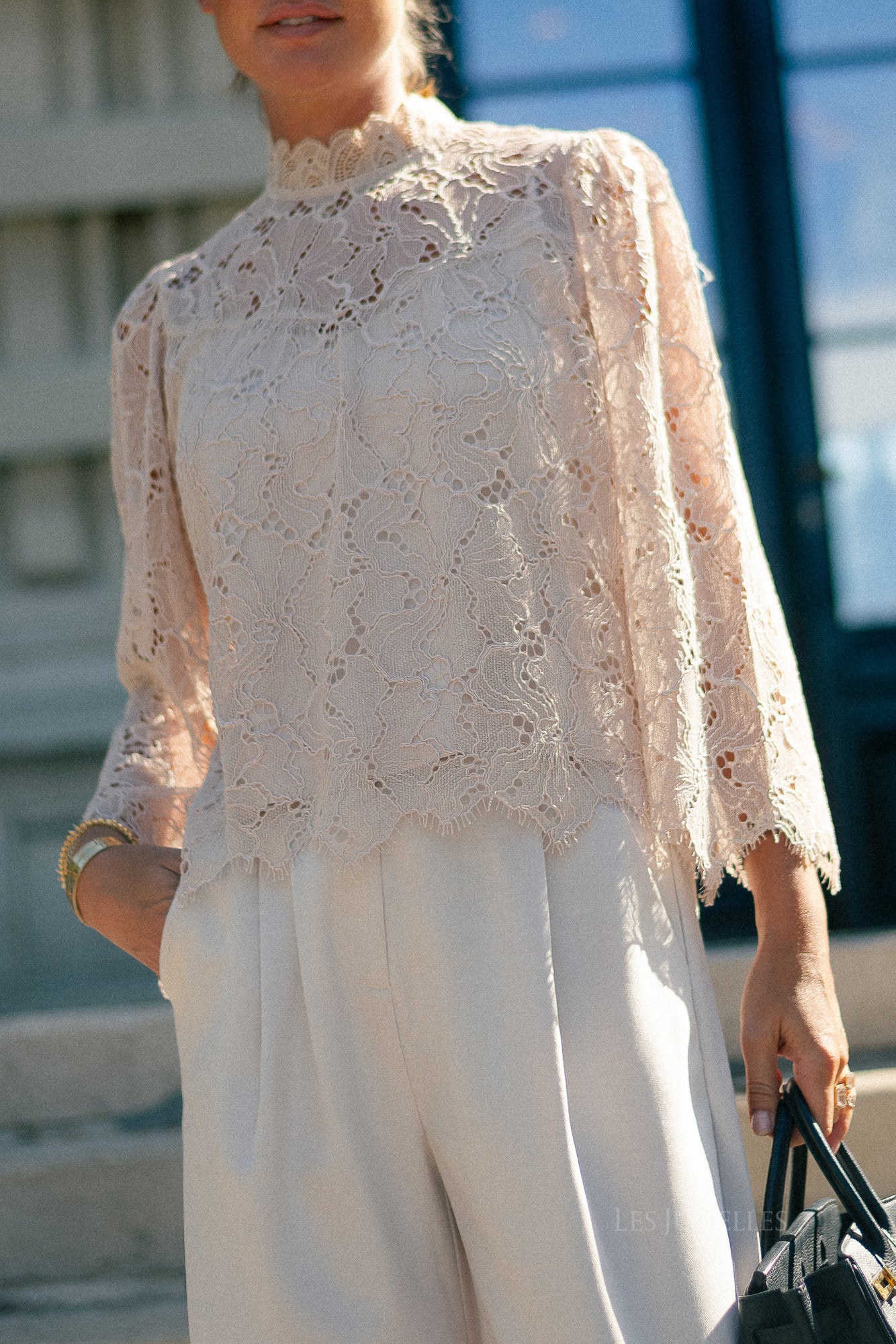 Lucia blouse latte