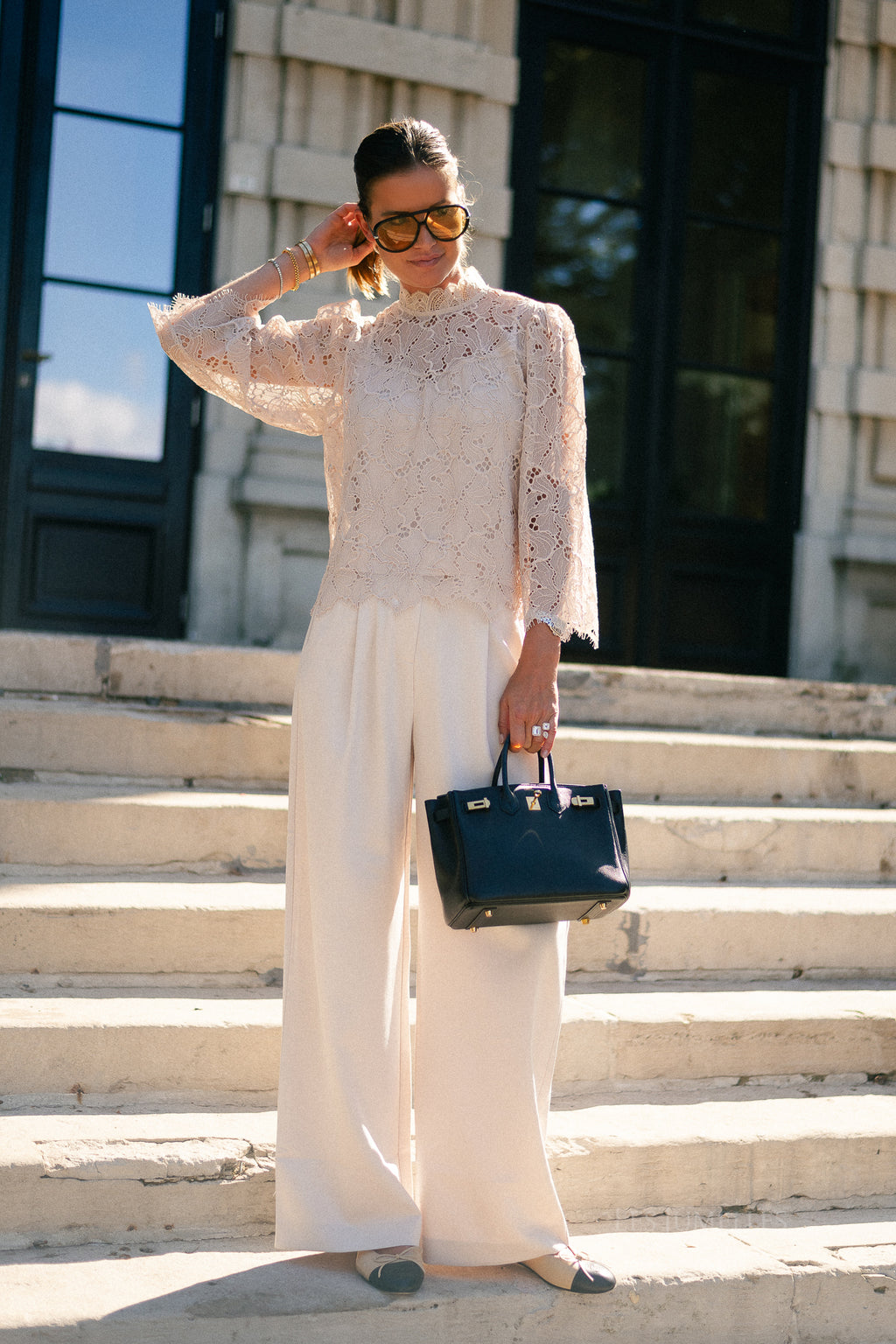 Lucia blouse latte