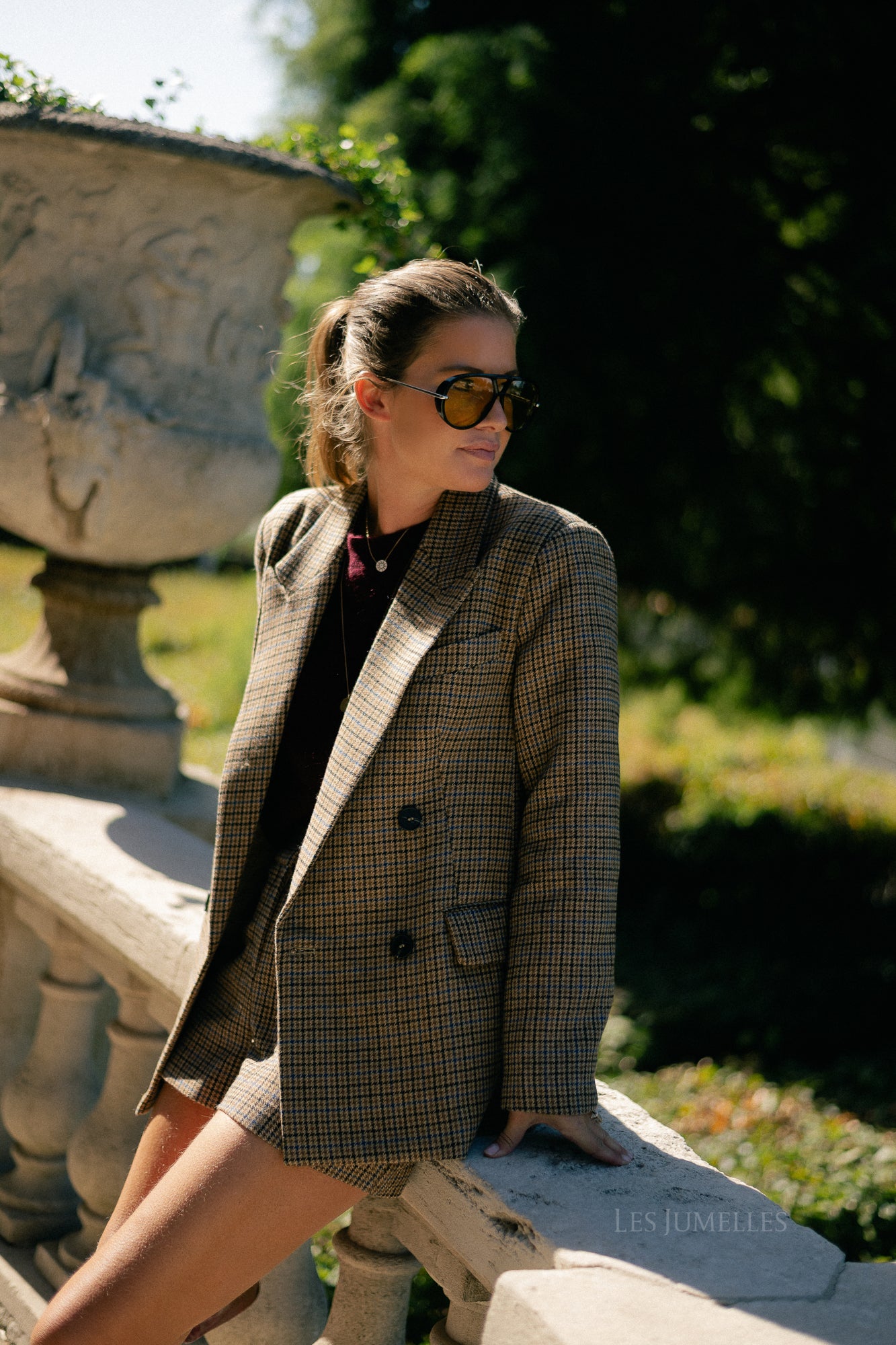 Davis blazer camel