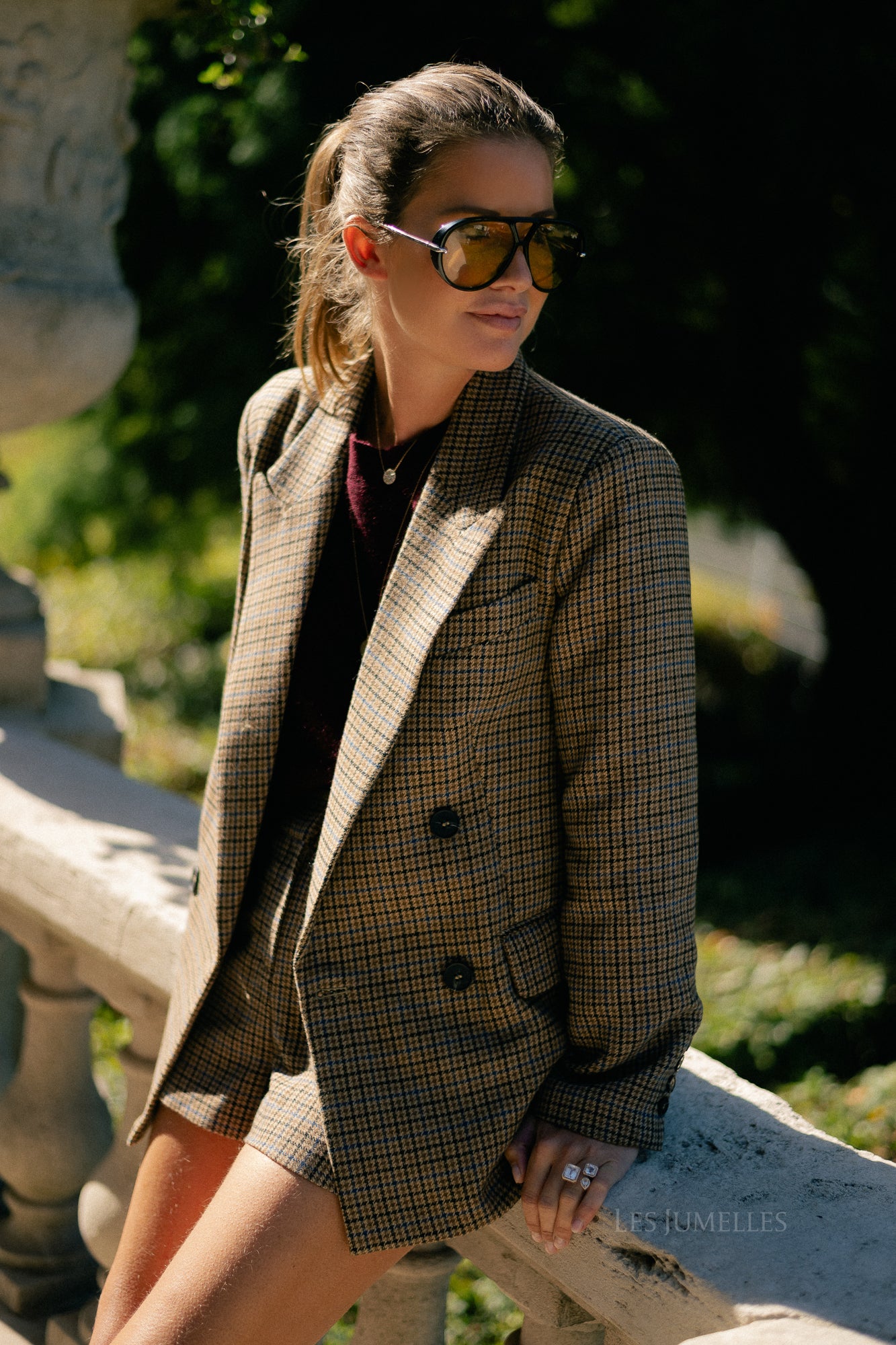 Davis blazer camel