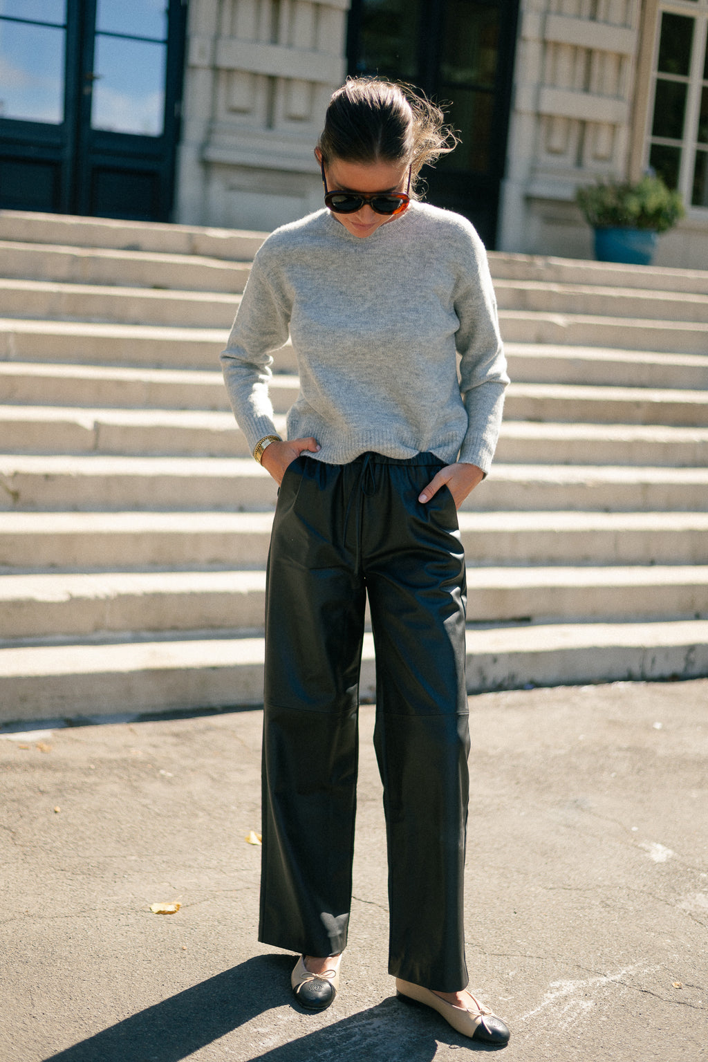 Jannah PU trousers black