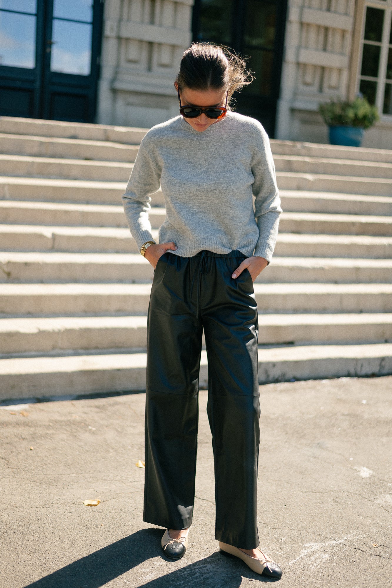 Jannah PU trousers black