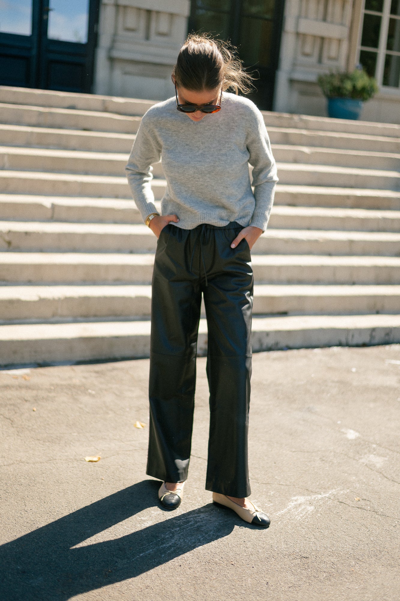 Jannah PU trousers black