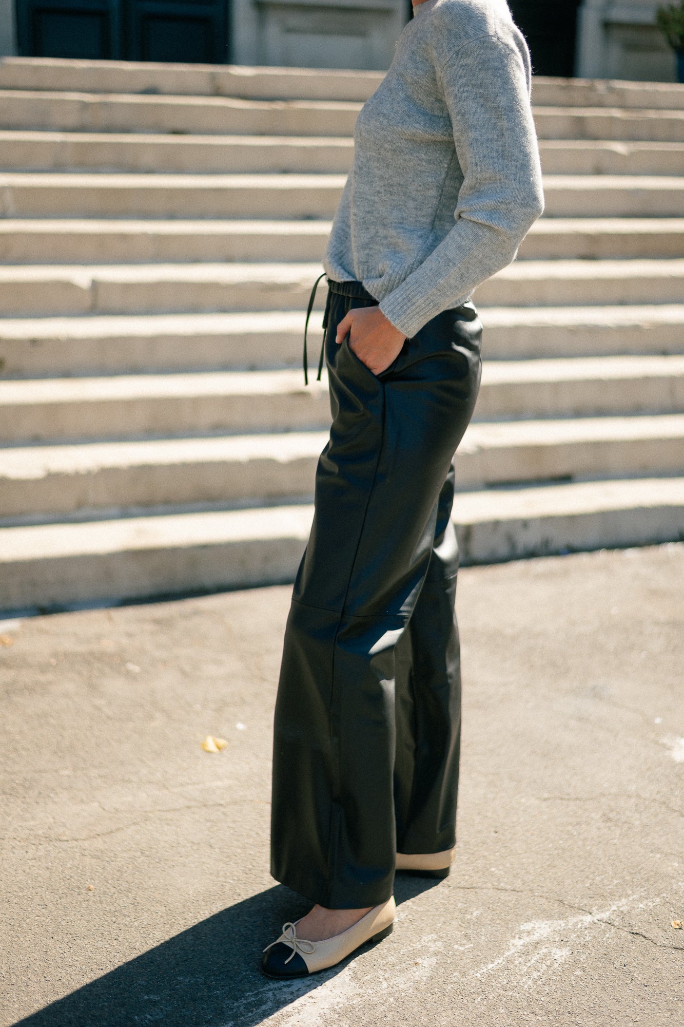 Jannah PU trousers black