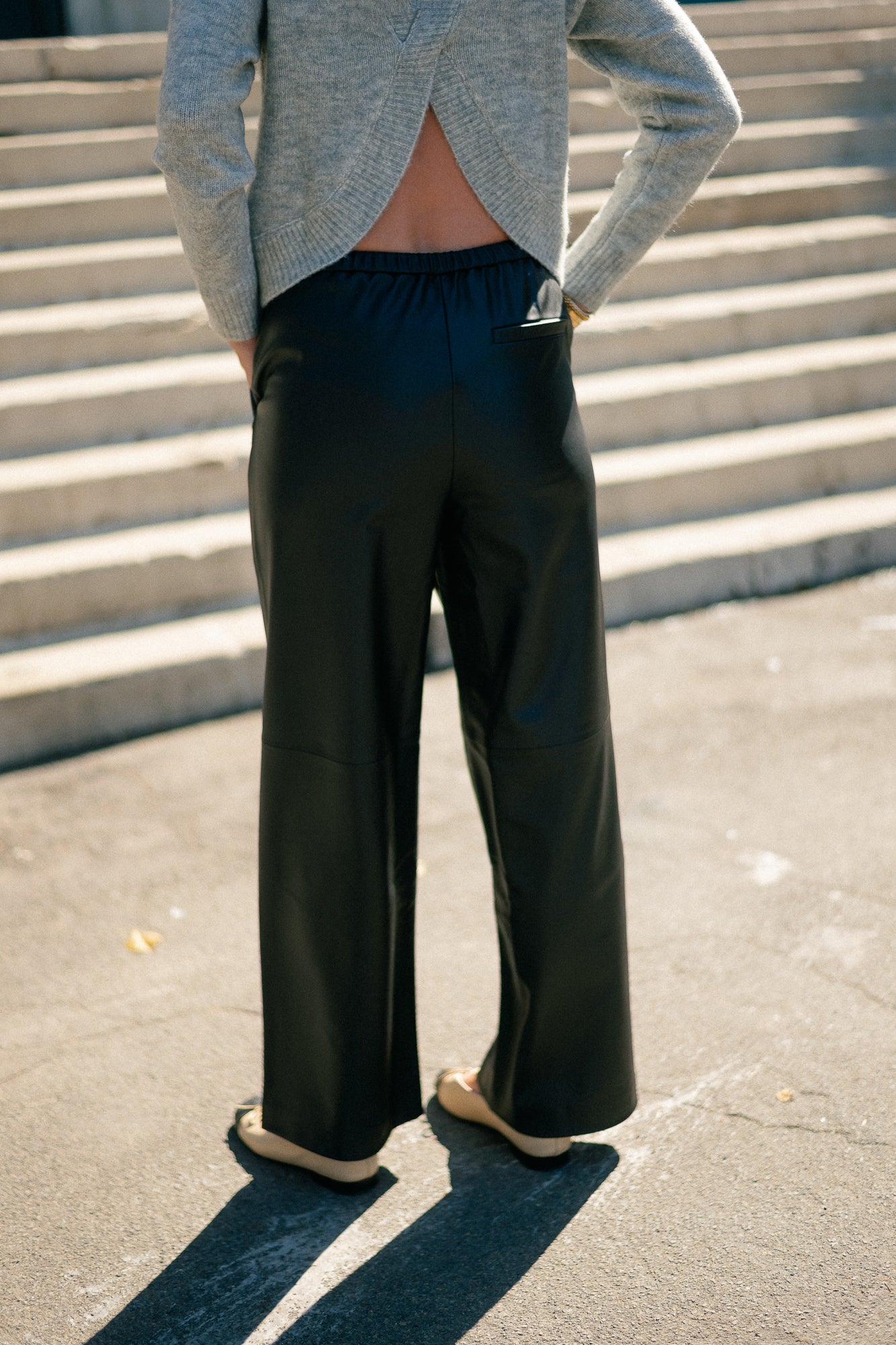 Jannah PU trousers black