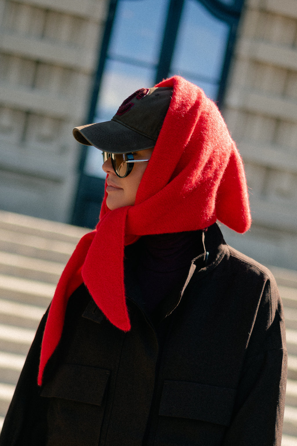 Armini scarf geranium