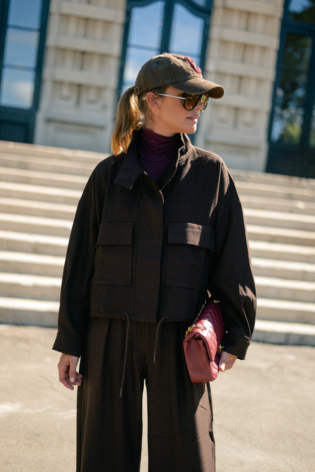 Dona jacket chocolate brown