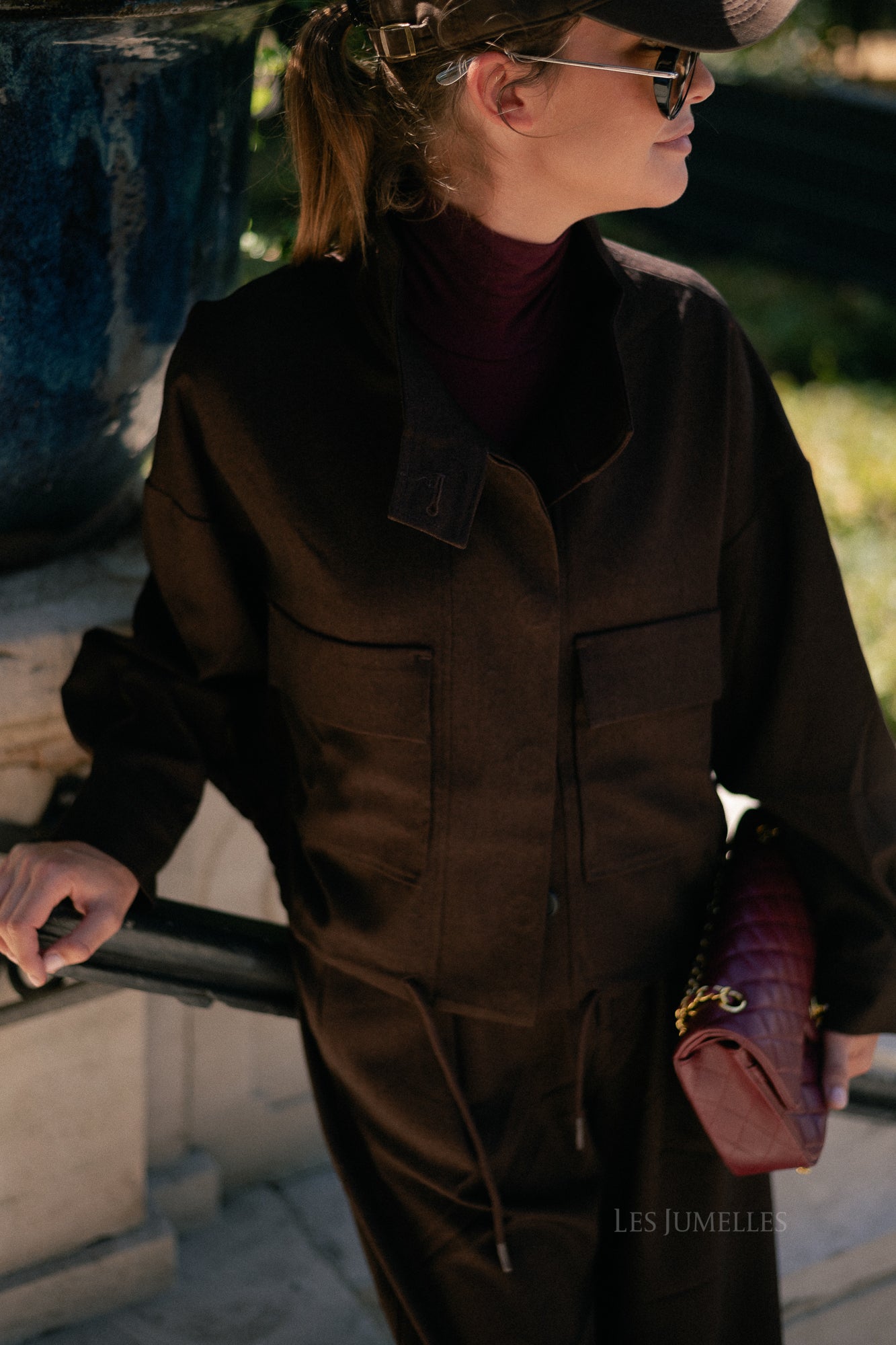 Dona jacket chocolate brown
