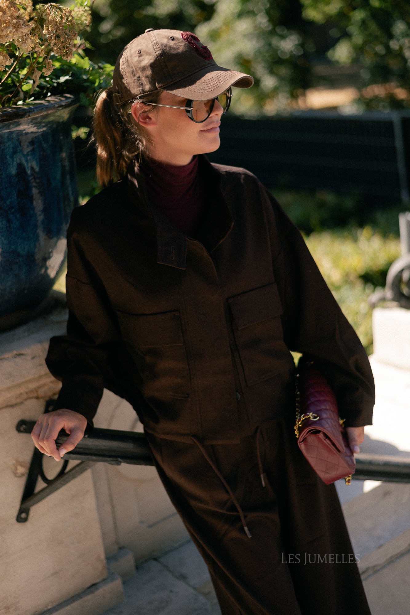 Dona jacket chocolate brown