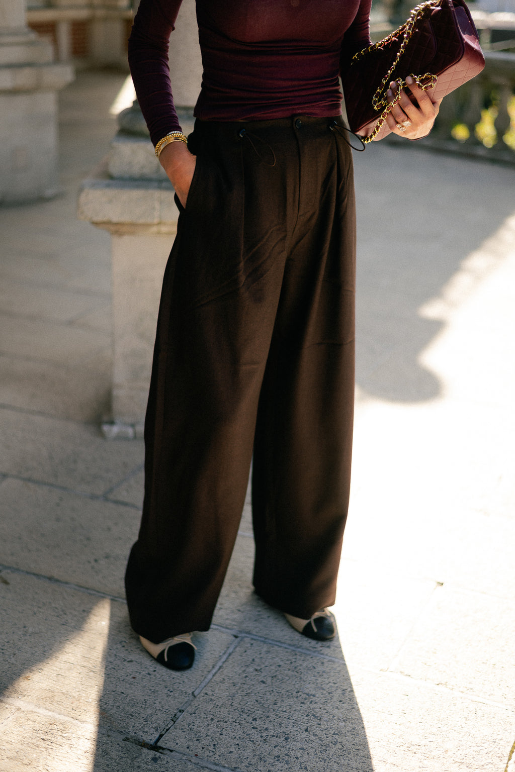 Jio pants chocolate brown