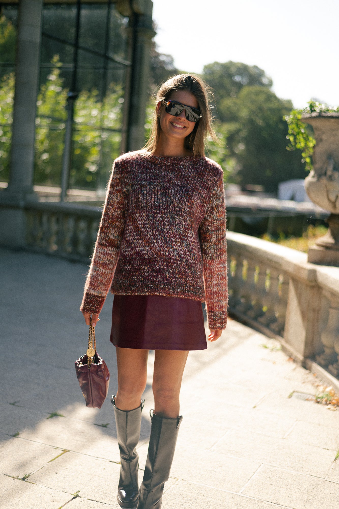 Hovet skirt rhubarb