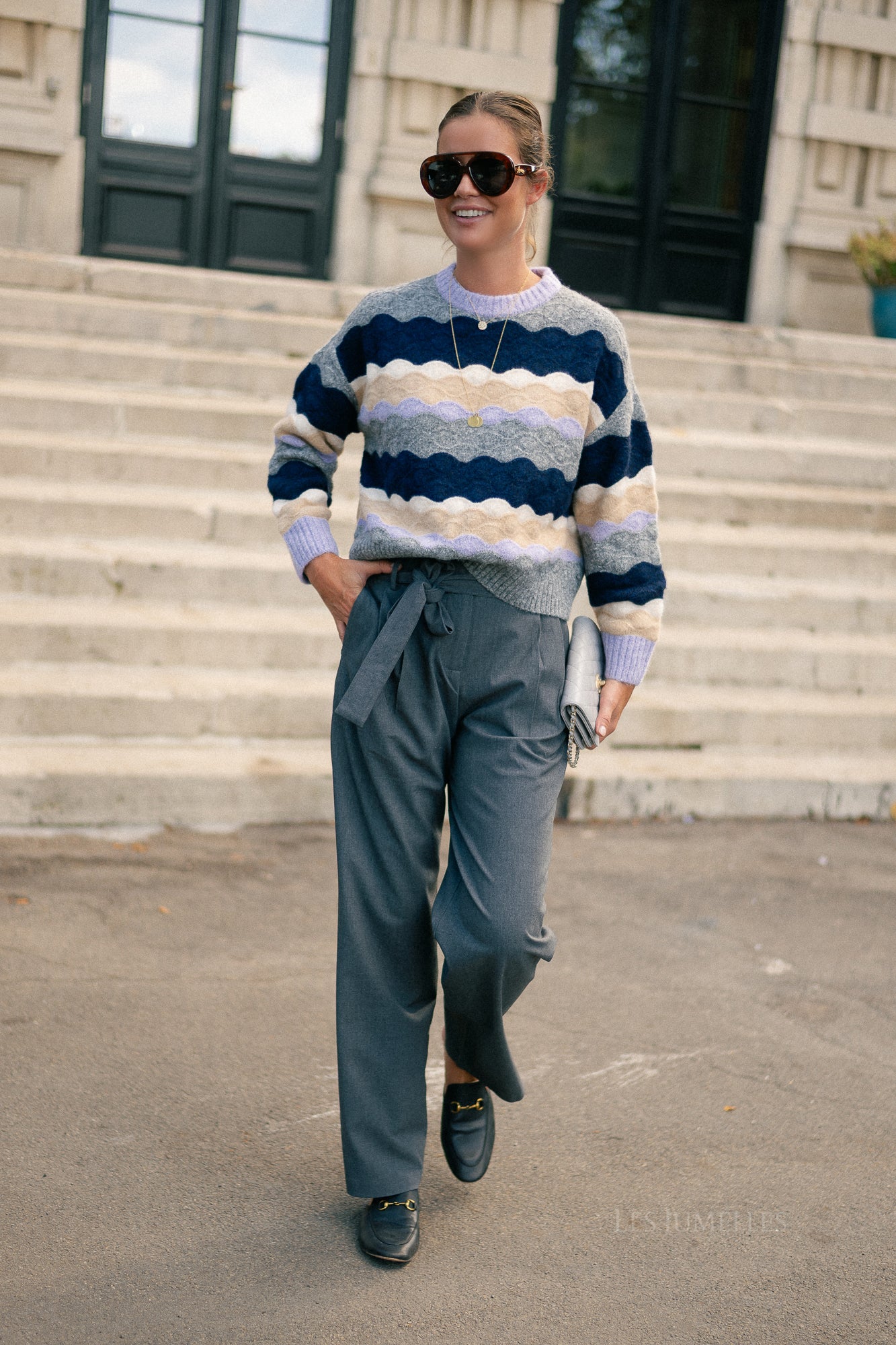 Jared pants grey melange