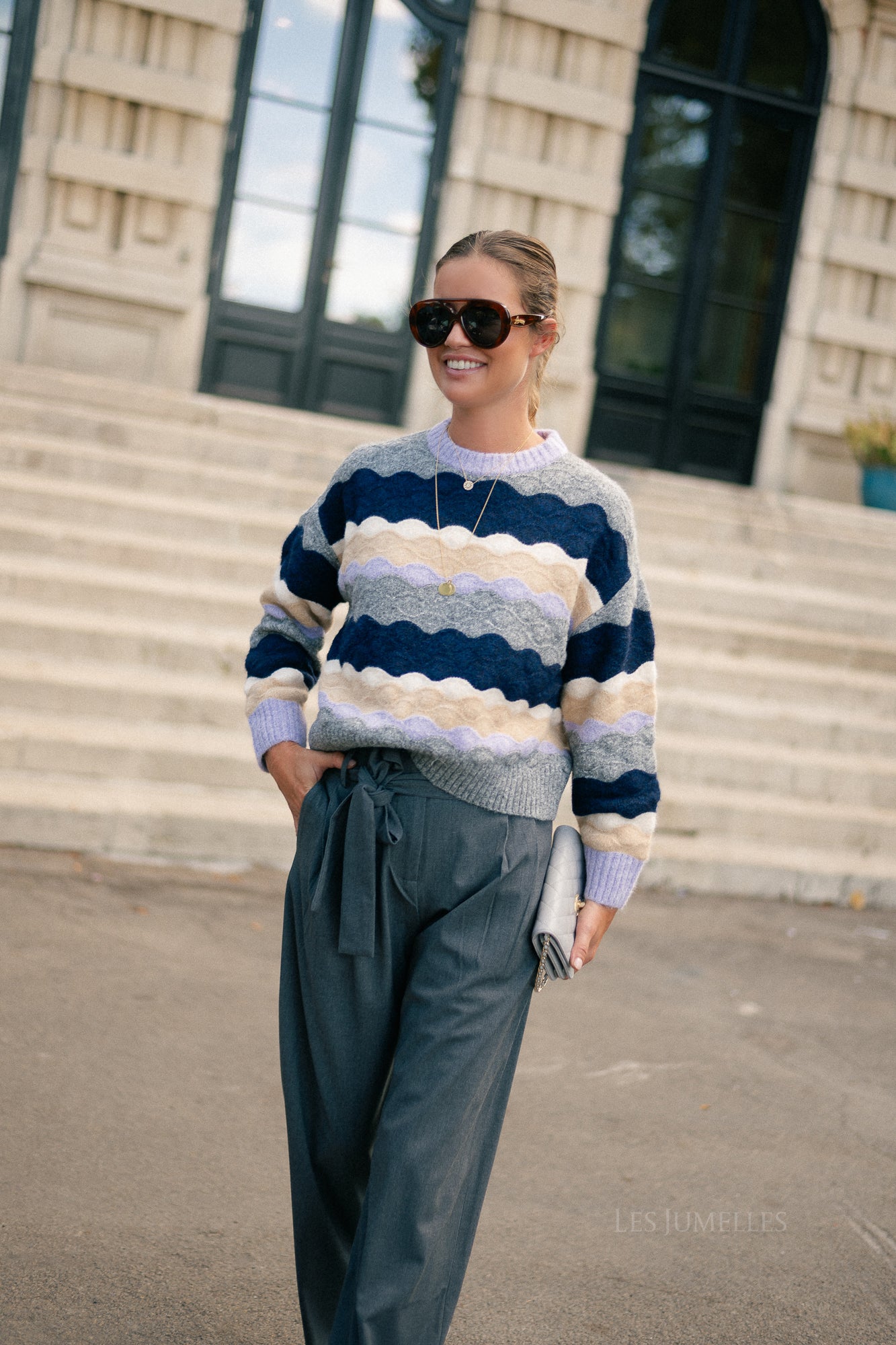Jared pants grey melange